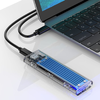 Orico SSD M.2 ház, NVME, USB-C 3.1 Gen.2, 10Gbps (kék) - 2. kép