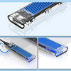 Orico SSD M.2 ház, NVME, USB-C 3.1 Gen.2, 10Gbps (kék) - 3. kép