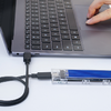 Orico SSD M.2 ház, NVME, USB-C 3.1 Gen.2, 10Gbps (kék) - 4. kép