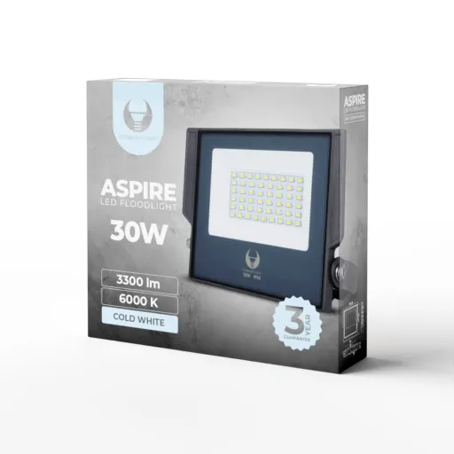 ASPIRE Fényvető LED 30W 6000K 3300lm 230V Forever Light