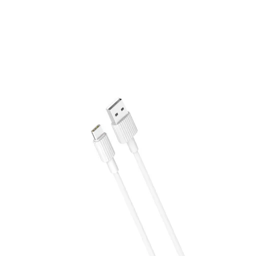 XO kábel NB156 USB - USB-C 1,0 m 2,4A fehér tok
