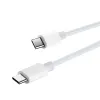 Maxlife MXUC-05 kábel USB-C - USB-C 1,0 m 60W fehér - 4. kép