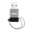 BWOO adapter BZ-38 USB-C - USB szürke OTG - 2. kép