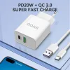 BWOO 18W fali töltő BO-CDA117 USB-C, USB-A - 4. kép