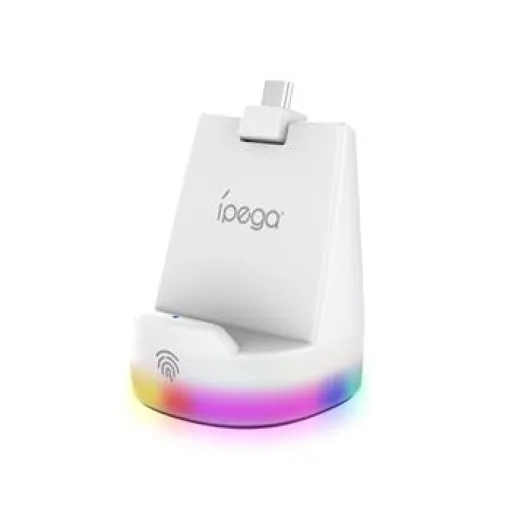 iPega P5P25 Mini mágneses töltőállvány Playstation Portal Remote Playerhez fehér,