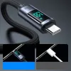 USB C - USB A kábel 66W 1.2m LED kijelzővel Joyroom S-AC066A16 - fekete - 3. kép