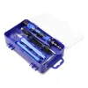 Set of service screwdrivers, bits 115-in-1 metal blue  - 0. kép