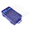 Set of service screwdrivers, bits 115-in-1 metal blue  - 1. kép