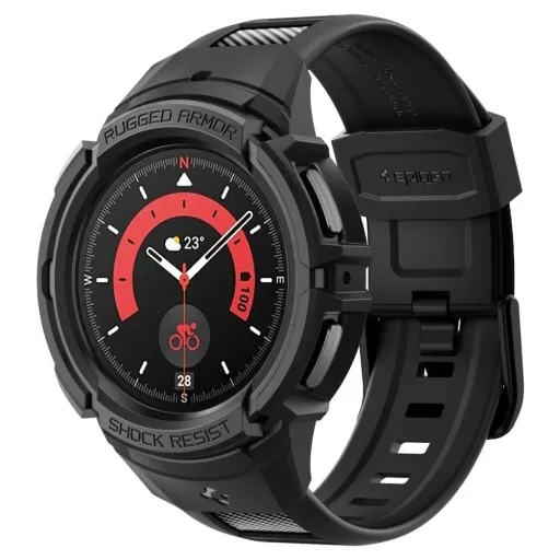 SPIGEN RUGGED ARMOR PRO GALAXY WATCH 5 PRO (45 MM) FEKETE tok