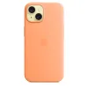 Apple iPhone 15 Silicone Case w MagSafe - Orange Sorbet - 0. kép