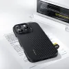 Benks Montage Magnetic Armor Air Kevlar tok PC keret 600D+1500D (MB65) iPhone 16 Pro-hoz fekete - 2. kép