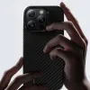 Benks Montage Magnetic Armor Air Kevlar tok PC keret 600D+1500D (MB65) iPhone 16 Pro-hoz fekete - 4. kép