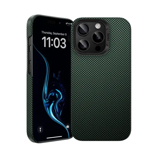 Benks Magnetic Armor Tint Kevlar 1000D (0066) iPhone 16 Pro Max tok zöld Benks Magnetic Armor Tint Kevlar 1000D (0066) iPhone 16 Pro Max tok zöld