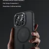 Benks Magnetic Mist fémkeretes tok iPhone 16 fekete - 1. kép