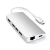 SATECHI adapter HUB 7in1 Type C ST-TCMA2S ezüst - 4. kép