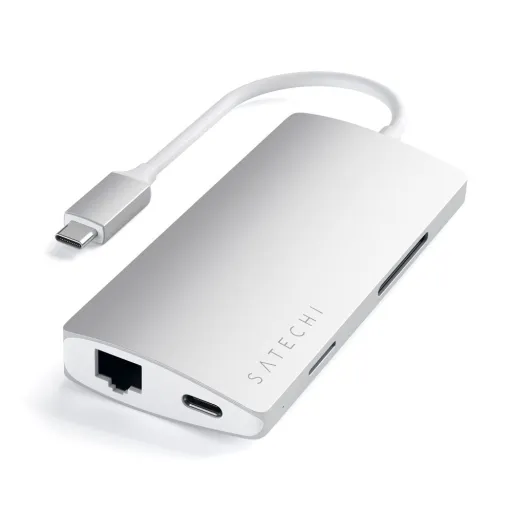 SATECHI adapter HUB 7in1 Type C ST-TCMA2S ezüst