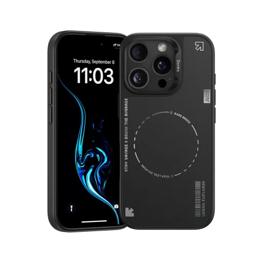 Benks Dynamic Minimalist tok iPhone 15 Pro Max fekete Benks Dynamic Minimalist tok iPhone 15 Pro Max fekete
