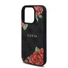 Guess PU Leather 4G Roses MagSafe tok iPhone 16 Pro fekete - 3. kép