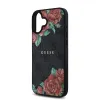 Guess PU Leather 4G Roses MagSafe tok iPhone 16-hoz fekete - 3. kép