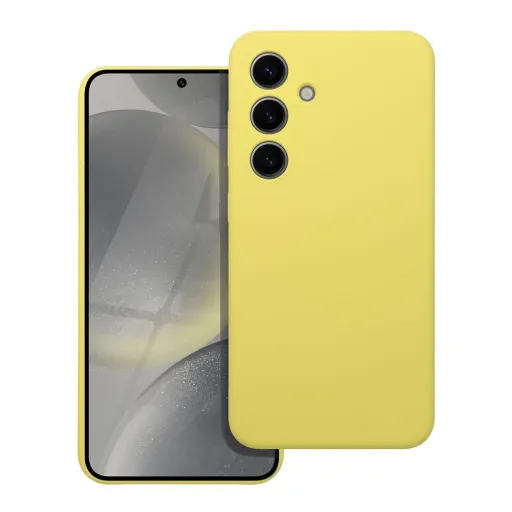 Szilikon 2mm tok Samsung A36 5G lemon