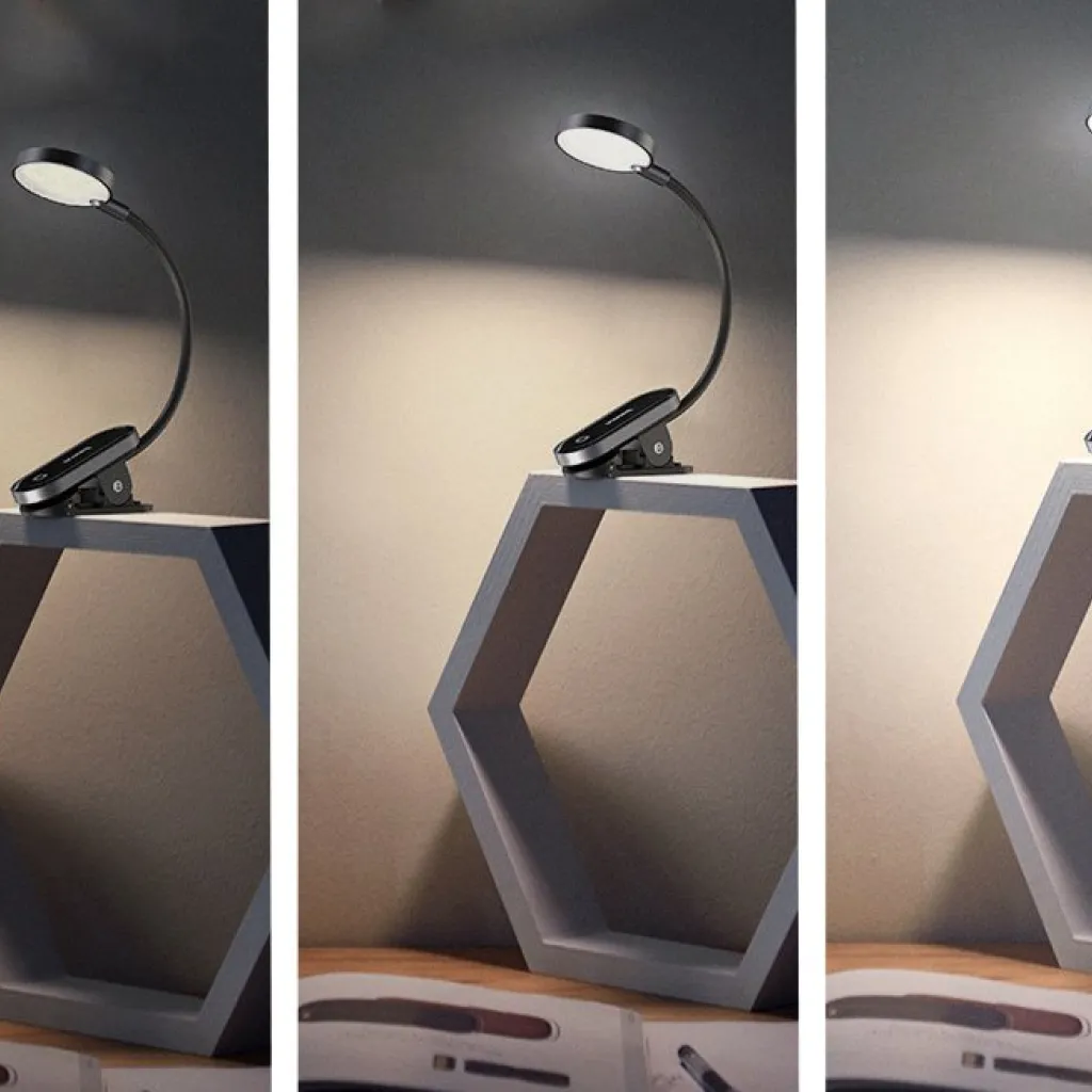 Baseus LED mini olvasólámpa szürke (DGRAD-0G) - 19