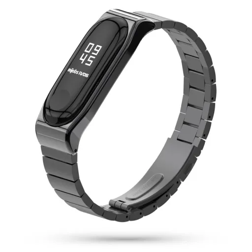 Tech-Protect Steel Band Xiaomi Mi Band 5 szíj fekete