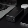 Gyors töltésű powerbank: 20 000 mAh, 2 USB, Fekete - 2. kép