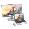 Satechi Aluminium Type-C Multi-Port Adapter (HDMI 4K,3x USB 3.0,MicroSD,Ethernet) - Silver - 1. kép