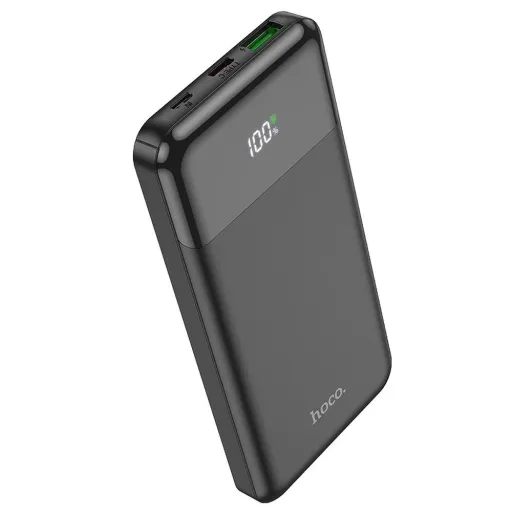 HOCO powerbank 10000 mAh PD QC3.0 3A 20W J102 fekete