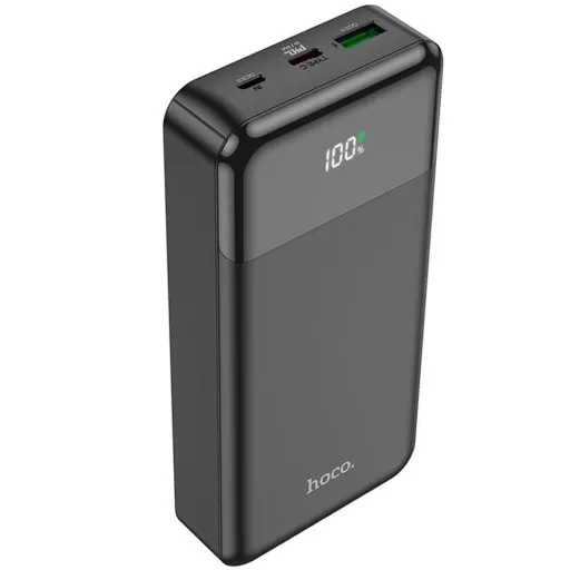 HOCO powerbank 20000 mAh PD QC3.0 3A 20W J102A fekete