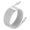 Baseus Simple Wisdom USB-C-Lightning adat/töltőkábel PD, 20W, 1,5m, 2db (fehér) - 3. kép