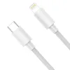 Baseus Simple Wisdom USB-C-Lightning adat/töltőkábel PD, 20W, 1,5m, 2db (fehér) - 2. kép