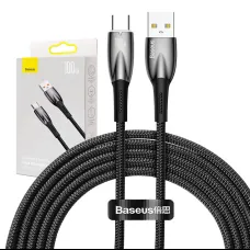 Baseus Glimmer USB-A - USB-C töltőkábel, 100W, 2m (fekete)