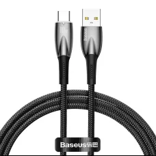 Baseus Glimmer USB-A - USB-C töltőkábel, 100W, 1m (fekete)