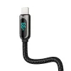 Baseus Display USB-USB-C kábel kijelzővel, 66W, 2m (fekete) - 1. kép