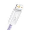 Baseus Dynamic USB-Lightning kábel, 2,4A, 1m (lila) - 1. kép