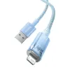 Baseus Explorer Series USB / Lightning gyorstöltő kábel 1m, 2,4A (kék) - 2. kép