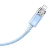 Baseus Explorer Series USB / Lightning gyorstöltő kábel 1m, 2,4A (kék) - 3. kép