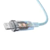 Baseus Explorer Series USB / Lightning gyorstöltő kábel 1m, 2,4A (kék) - 4. kép