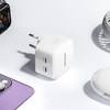 2-Port USB(C+C) GaN hálózati töltő (35W/35W) Fehér - 1. kép