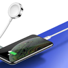 2 az 1-ben indukciós töltő Apple Watch-hoz / Lightning Joyroom S-IW002S 1,5m (fehér) - 0. kép