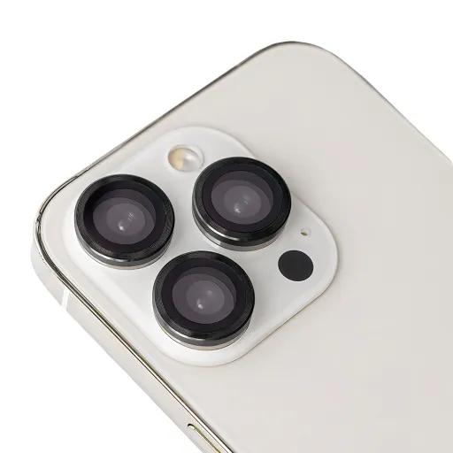 Lencsevédő üveg Samsung Galaxy S23 Ultra fekete keret (5 db) üvegfólia Lencsevédő üveg Samsung Galaxy S23 Ultra fekete keret (5 db) üvegfólia