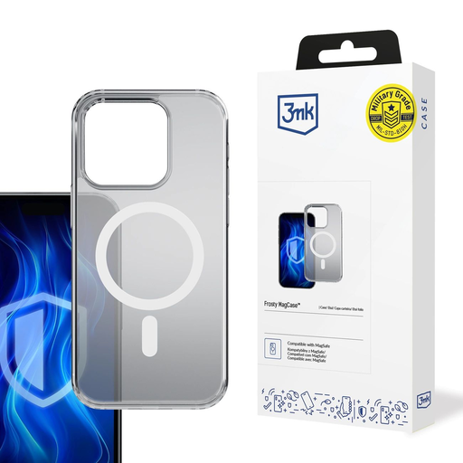 3mk Frosty MagCase White iPhone 16 Pro tok 3mk Frosty MagCase White iPhone 16 Pro tok
