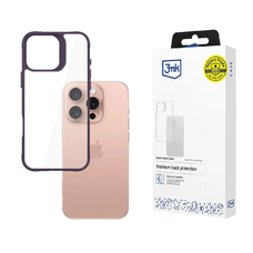 3mk Satin Armor Case+ Lila tok Apple iPhone 16 Pro - Átlátszó