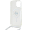 Karl Lagerfeld IML Choupette fej & zsinór MagSafe tok iPhone 13 / 14 / 15 - átlátszó tok - 4. kép