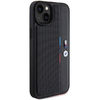 BMW Perforated Tricolor Line tok iPhone 15 / 14 / 13 - fekete - 2. kép