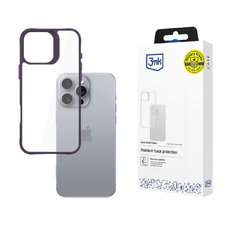 3mk Satin Armor Case+ Lila iPhone 16 Pro Max tok - Átlátszó