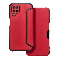 RAZOR fliptok Samsung Galaxy A12 / M12 piros tok