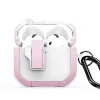 DUX DUCIS PECP - TPU+PC védőtok AirPods 4-hez fehér-rózsaszín - 0. kép