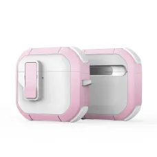 DUX DUCIS PECP - TPU+PC védőtok AirPods 4-hez fehér-rózsaszín